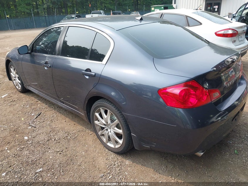 2009 Infiniti G37 VIN JNKCV61F69M052564 IAAI salvage auction — WATER/FLOOD, Salvage (Arizona), sold $1,350 on 2026-09-05 (photo 3)