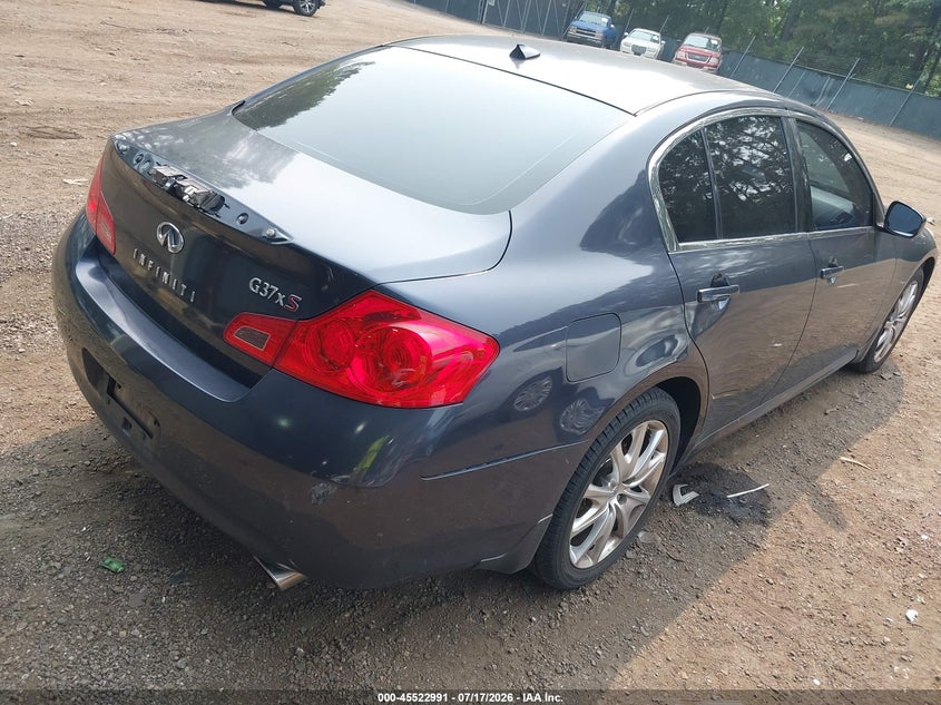 2009 Infiniti G37 VIN JNKCV61F69M052564 IAAI salvage auction — WATER/FLOOD, Salvage (Arizona), sold $1,350 on 2026-09-05 (photo 4)