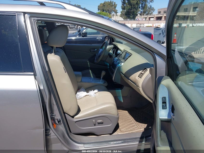 2009 Nissan Murano VIN JN8AZ18U49W104836 IAAI salvage auction — NORMAL WEAR, Clear - Dealer Only (California), sold $325 on 2026-07-20 (photo 5)