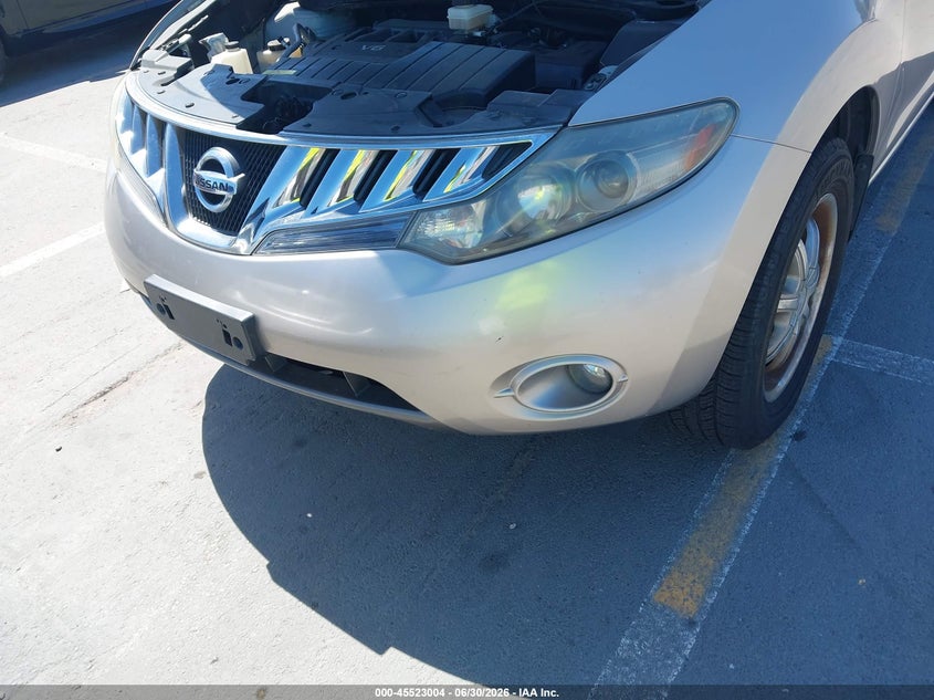2009 Nissan Murano VIN JN8AZ18U49W104836 IAAI salvage auction — NORMAL WEAR, Clear - Dealer Only (California), sold $325 on 2026-07-20 (photo 6)
