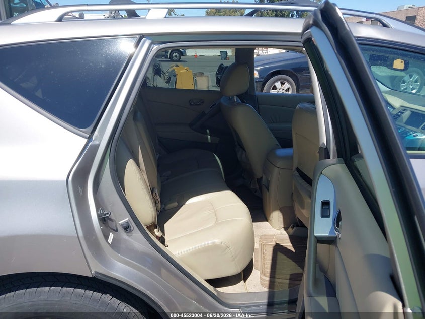 2009 Nissan Murano VIN JN8AZ18U49W104836 IAAI salvage auction — NORMAL WEAR, Clear - Dealer Only (California), sold $325 on 2026-07-20 (photo 8)