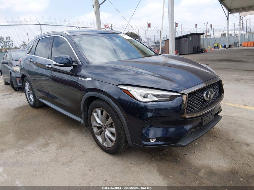 2019 Infiniti Qx50 VIN 3PCAJ5M30KF145109 IAAI salvage auction — FRONT END, Salvage Title, sold $4,350 on 2026-07-22 (photo 1)