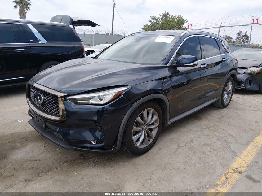 2019 Infiniti Qx50 VIN 3PCAJ5M30KF145109 IAAI salvage auction — FRONT END, Salvage Title, sold $4,350 on 2026-07-22 (photo 2)