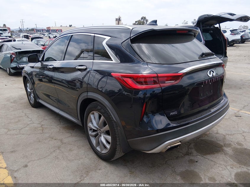 2019 Infiniti Qx50 VIN 3PCAJ5M30KF145109 IAAI salvage auction — FRONT END, Salvage Title, sold $4,350 on 2026-07-22 (photo 3)