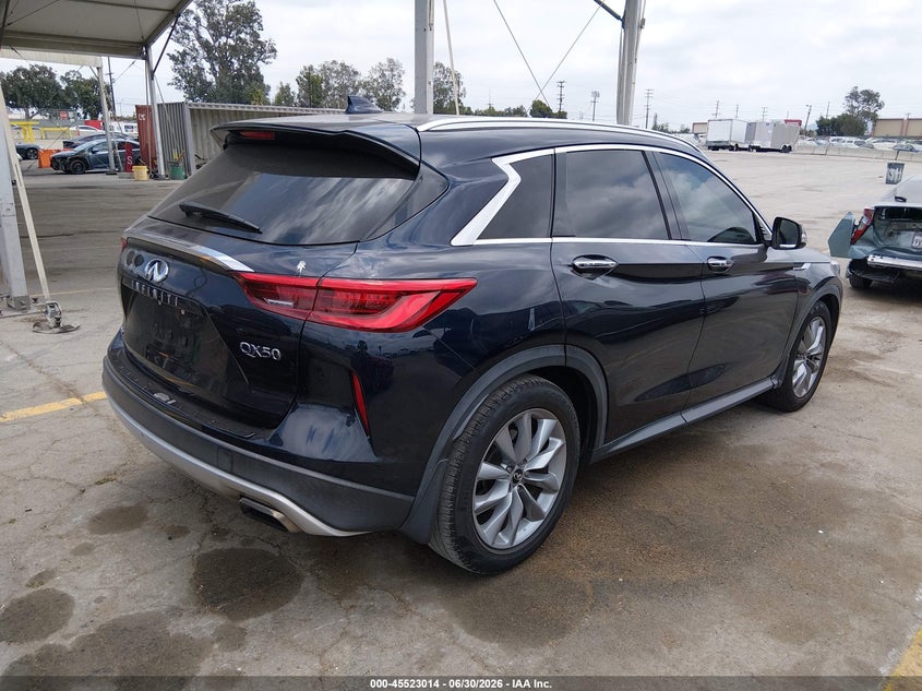 2019 Infiniti Qx50 VIN 3PCAJ5M30KF145109 IAAI salvage auction — FRONT END, Salvage Title, sold $4,350 on 2026-07-22 (photo 4)