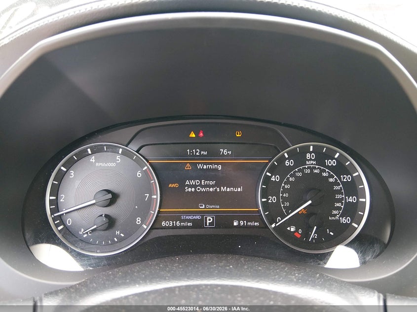 2019 Infiniti Qx50 VIN 3PCAJ5M30KF145109 IAAI salvage auction — FRONT END, Salvage Title, sold $4,350 on 2026-07-22 (photo 7)