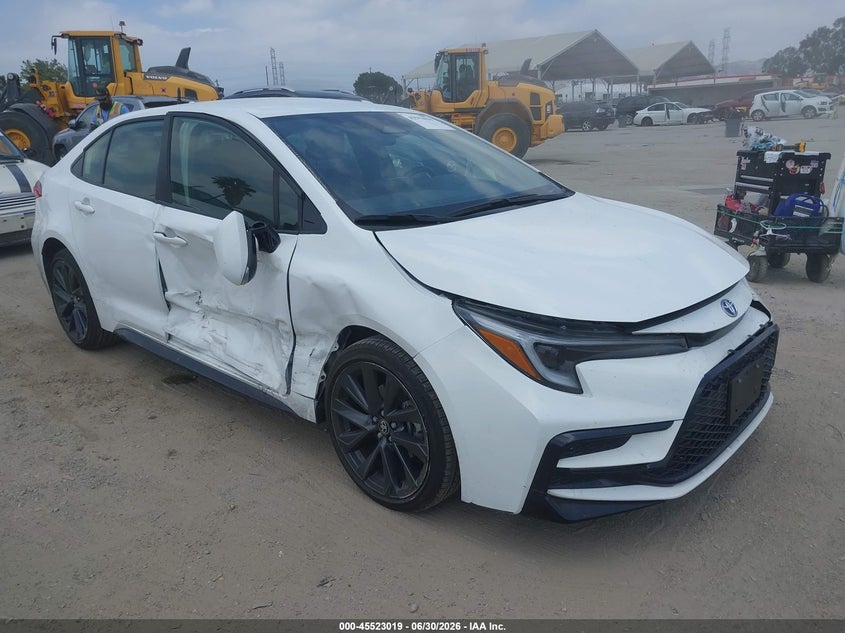 2024 Toyota Corolla VIN JTDBCMFE7RJ022157 IAAI salvage auction — SIDE, Salvage Title, sold $5,700 on 2026-07-22 (photo 1)