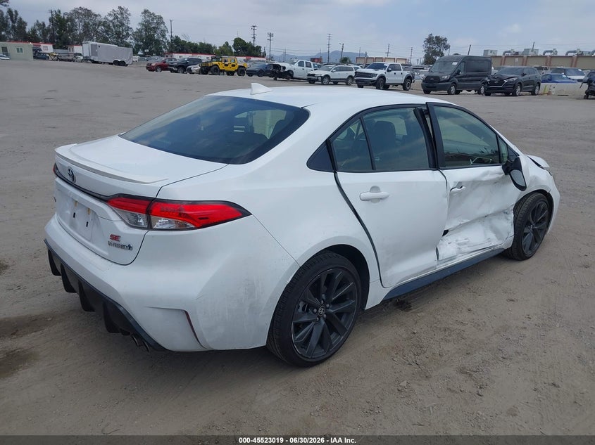 2024 Toyota Corolla VIN JTDBCMFE7RJ022157 IAAI salvage auction — SIDE, Salvage Title, sold $5,700 on 2026-07-22 (photo 4)