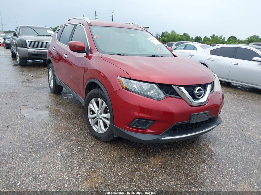 2016 Nissan Rogue VIN KNMAT2MTXGP647034 IAAI salvage auction — NORMAL WEAR, Original (Texas), sold $25 on 2026-07-29 (photo 1)