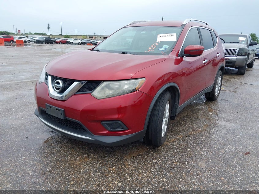 2016 Nissan Rogue VIN KNMAT2MTXGP647034 IAAI salvage auction — NORMAL WEAR, Original (Texas), sold $25 on 2026-07-29 (photo 2)