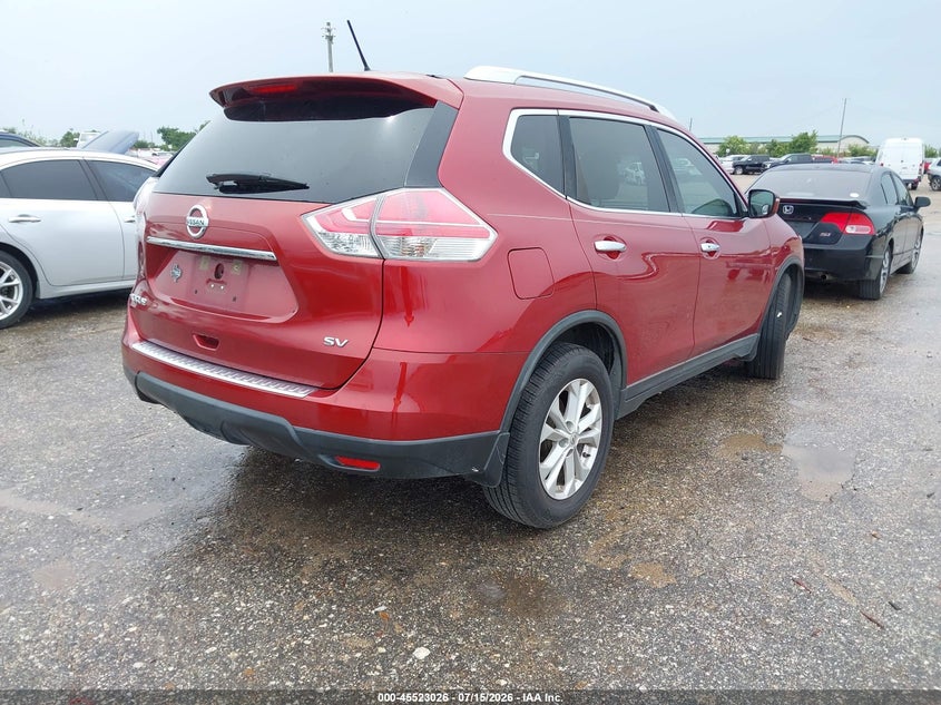 2016 Nissan Rogue VIN KNMAT2MTXGP647034 IAAI salvage auction — NORMAL WEAR, Original (Texas), sold $25 on 2026-07-29 (photo 4)