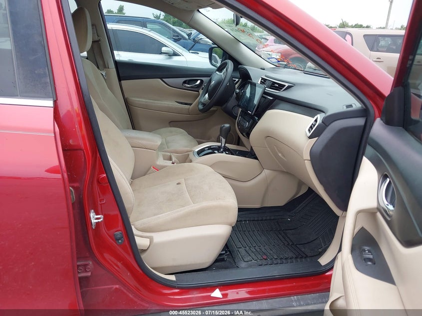 2016 Nissan Rogue VIN KNMAT2MTXGP647034 IAAI salvage auction — NORMAL WEAR, Original (Texas), sold $25 on 2026-07-29 (photo 5)