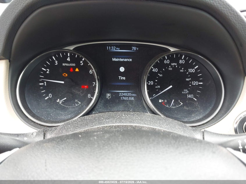 2016 Nissan Rogue VIN KNMAT2MTXGP647034 IAAI salvage auction — NORMAL WEAR, Original (Texas), sold $25 on 2026-07-29 (photo 7)