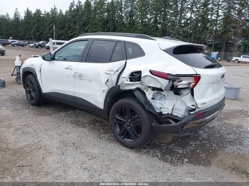 2025 Chevrolet Trax VIN KL77LKEP4SC291883 IAAI salvage auction — SIDE, Salvage Title, sold $6,650 on 2026-07-22 (photo 3)