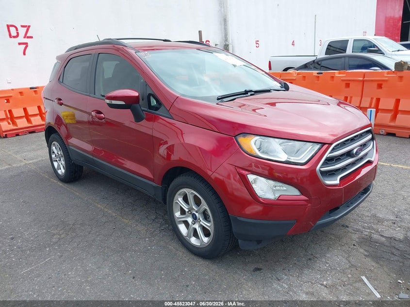 2021 Ford Ecosport VIN MAJ3S2GE2MC403119 IAAI salvage auction — FRONT & REAR, Enterprise Vehicles Clear Only (Georgia), sold $3,975 on 2026-07-22 (photo 1)