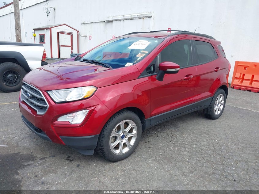 2021 Ford Ecosport VIN MAJ3S2GE2MC403119 IAAI salvage auction — FRONT & REAR, Enterprise Vehicles Clear Only (Georgia), sold $3,975 on 2026-07-22 (photo 2)