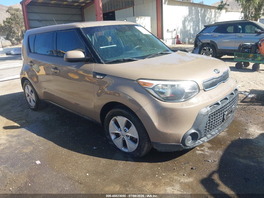 2014 Kia Soul VIN KNDJN2A21E7097502 IAAI salvage auction — THEFT, Salvage (California), sold $1,100 on 2026-07-28 (photo 1)