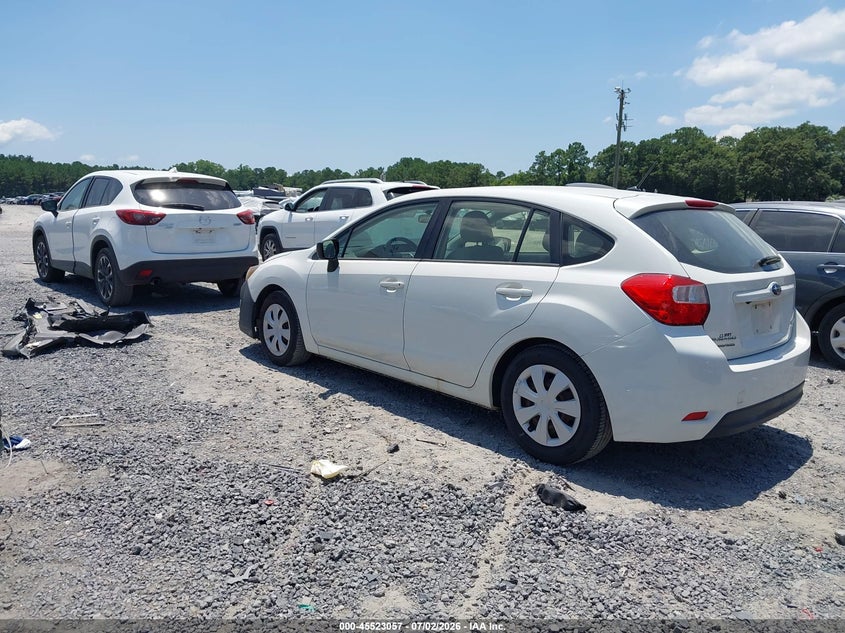 2015 Subaru Impreza VIN JF1GPAA68FH325627 IAAI salvage auction — NORMAL WEAR, Clear (Massachusetts), sold $400 on 2026-07-28 (photo 3)