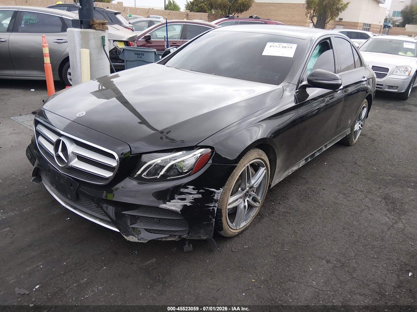 2018 Mercedes-benz E-klasse VIN WDDZF4JB2JA457942 IAAI salvage auction — FRONT END, Salvage Certificate (California), sold $9,700 on 2026-08-07 (photo 2)