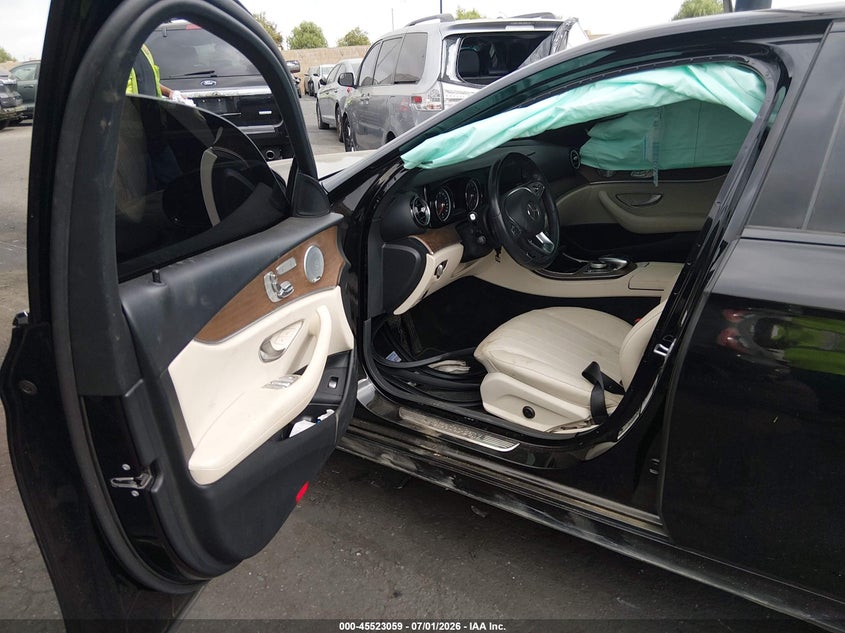 2018 Mercedes-benz E-klasse VIN WDDZF4JB2JA457942 IAAI salvage auction — FRONT END, Salvage Certificate (California), sold $9,700 on 2026-08-07 (photo 5)
