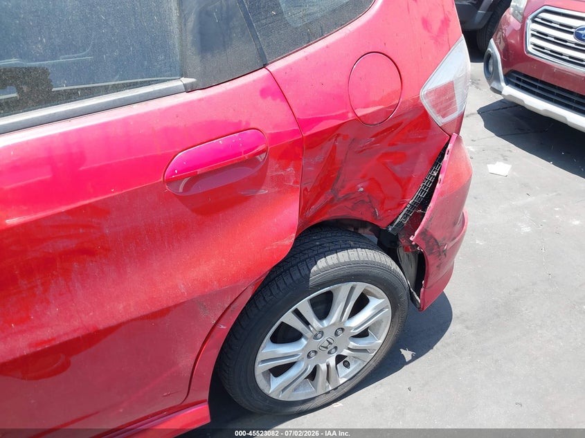 2010 Honda Fit VIN JHMGE8H42AC040391 IAAI salvage auction — REAR END, Salvage Certificate (California), sold $2,300 on 2026-07-22 (photo 6)
