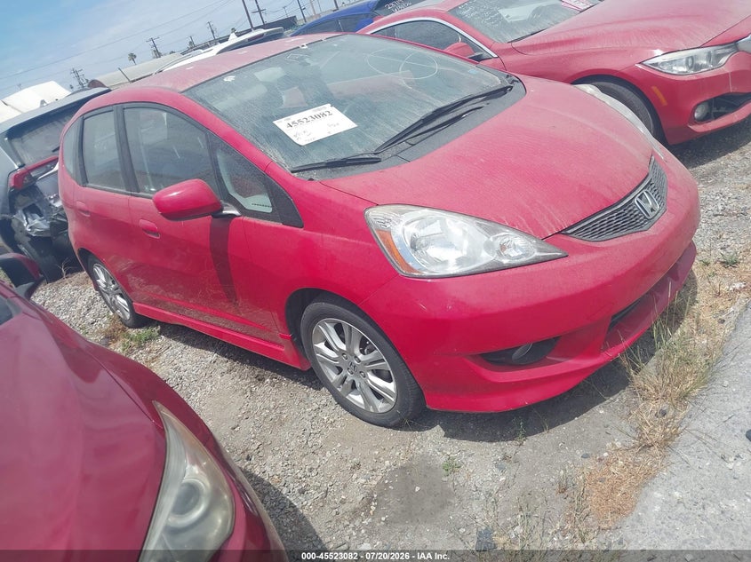2010 Honda Fit VIN JHMGE8H42AC040391 IAAI salvage auction — REAR END, Salvage Certificate (California), sold $2,300 on 2026-07-22 (photo 1)