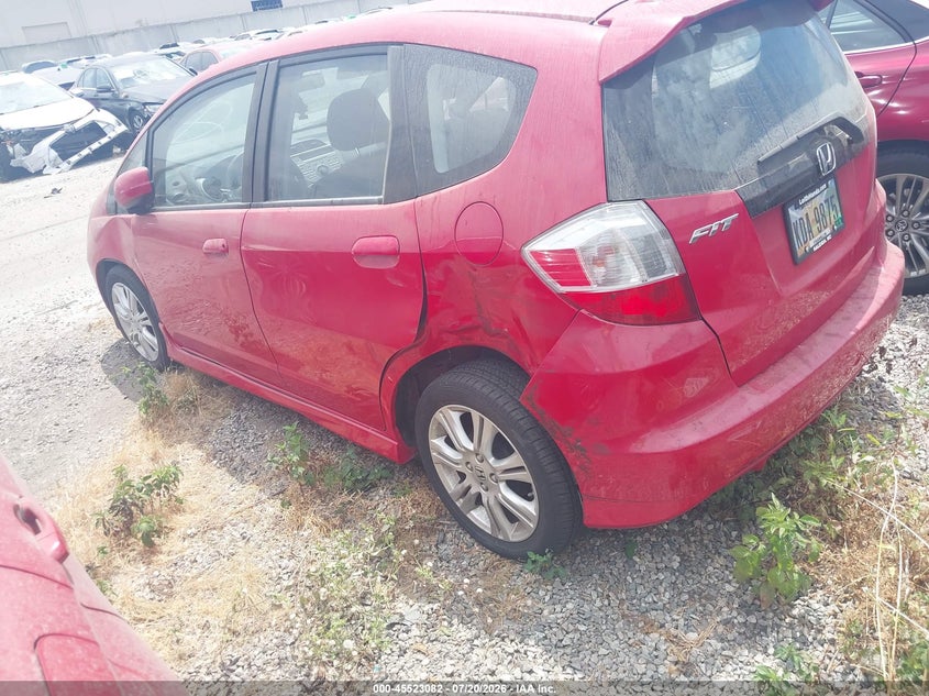 2010 Honda Fit VIN JHMGE8H42AC040391 IAAI salvage auction — REAR END, Salvage Certificate (California), sold $2,300 on 2026-07-22 (photo 3)