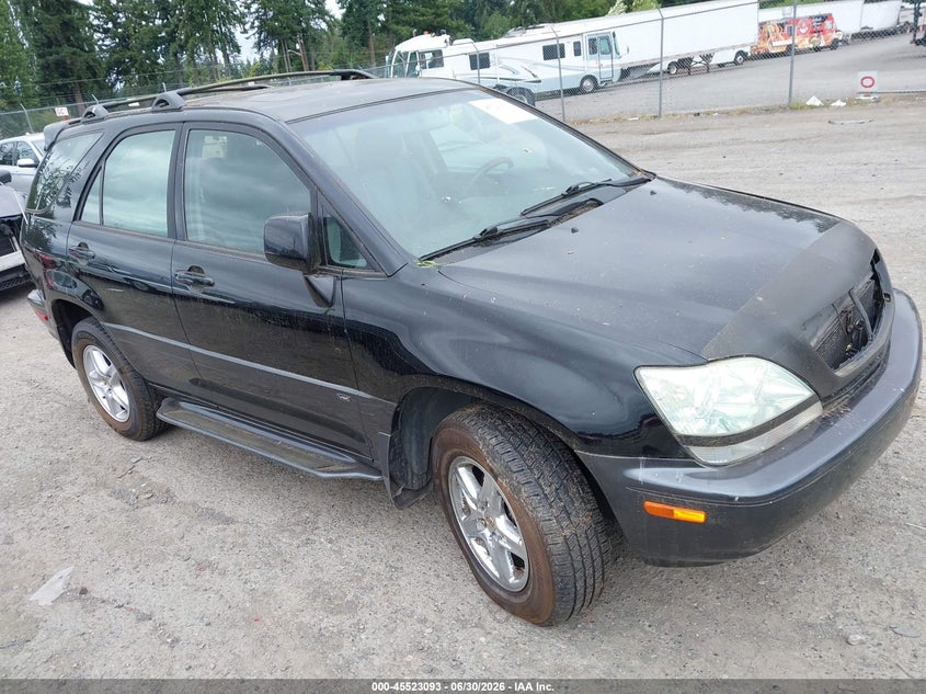 2003 Lexus Rx 300 VIN JTJHF10U930312832 IAAI salvage auction — NORMAL WEAR, Clear (Washington), sold $350 on 2026-07-15 (photo 1)