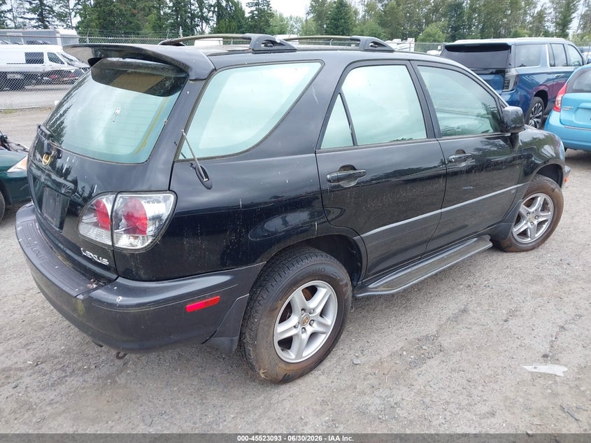 2003 Lexus Rx 300 VIN JTJHF10U930312832 IAAI salvage auction — NORMAL WEAR, Clear (Washington), sold $350 on 2026-07-15 (photo 4)