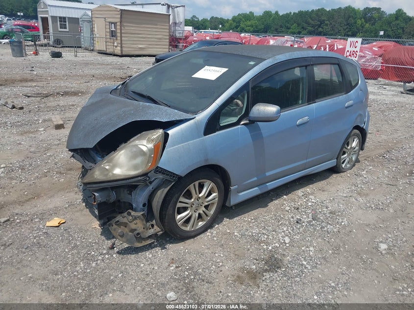 2009 Honda Fit VIN JHMGE87649S007560 IAAI salvage auction — FRONT END, Clear (Georgia), sold $400 on 2026-07-31 (photo 2)