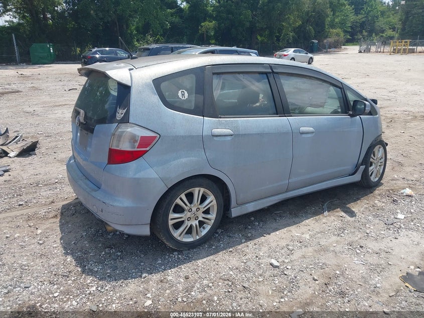 2009 Honda Fit VIN JHMGE87649S007560 IAAI salvage auction — FRONT END, Clear (Georgia), sold $400 on 2026-07-31 (photo 4)