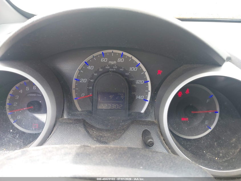 2009 Honda Fit VIN JHMGE87649S007560 IAAI salvage auction — FRONT END, Clear (Georgia), sold $400 on 2026-07-31 (photo 7)