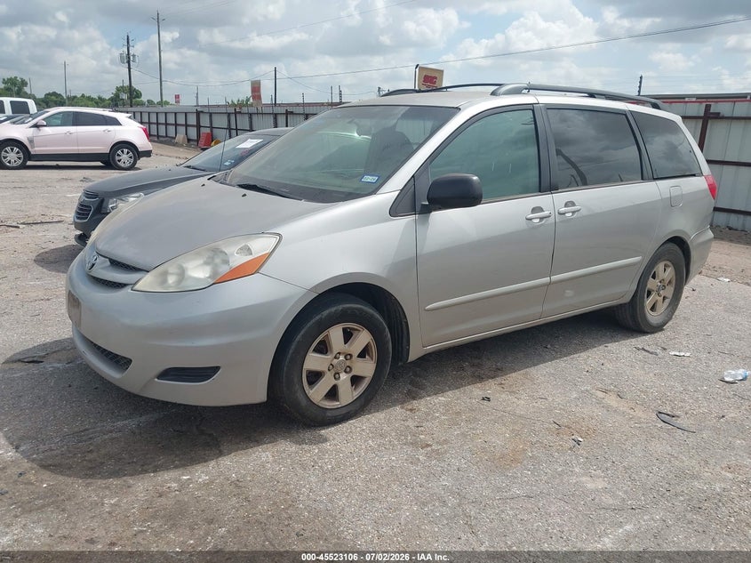 2009 Toyota Sienna VIN 5TDZK23C79S265950 IAAI salvage auction — NORMAL WEAR, Original (Texas), sold $875 on 2026-07-15 (photo 2)