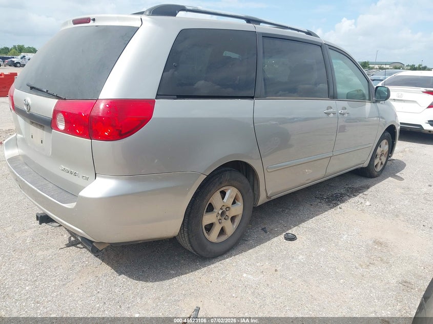 2009 Toyota Sienna VIN 5TDZK23C79S265950 IAAI salvage auction — NORMAL WEAR, Original (Texas), sold $875 on 2026-07-15 (photo 4)