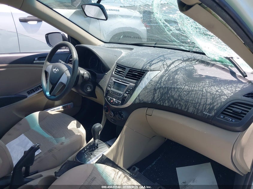2017 Hyundai Accent VIN KMHCT4AEXHU265384 IAAI salvage auction — RIGHT FRONT, Salvage Certificate (California), sold $725 on 2026-07-22 (photo 5)