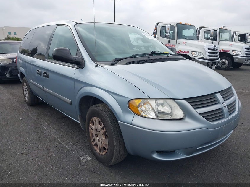 2006 Dodge Grand caravan VIN 1D4GP24R06B712250 IAAI salvage auction — LEFT REAR, Salvage Certificate (California), sold $575 on 2026-07-10 (photo 1)