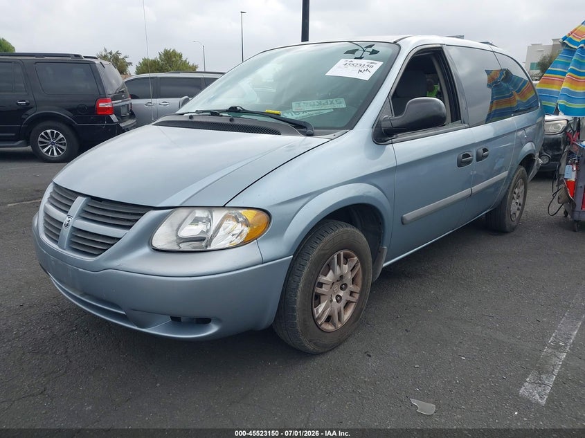 2006 Dodge Grand caravan VIN 1D4GP24R06B712250 IAAI salvage auction — LEFT REAR, Salvage Certificate (California), sold $575 on 2026-07-10 (photo 2)