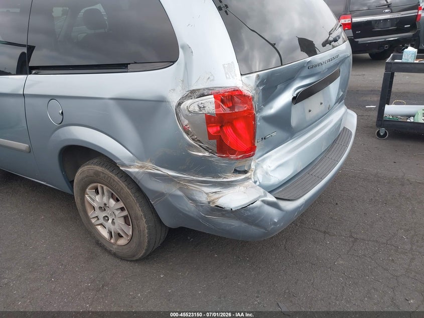 2006 Dodge Grand caravan VIN 1D4GP24R06B712250 IAAI salvage auction — LEFT REAR, Salvage Certificate (California), sold $575 on 2026-07-10 (photo 6)