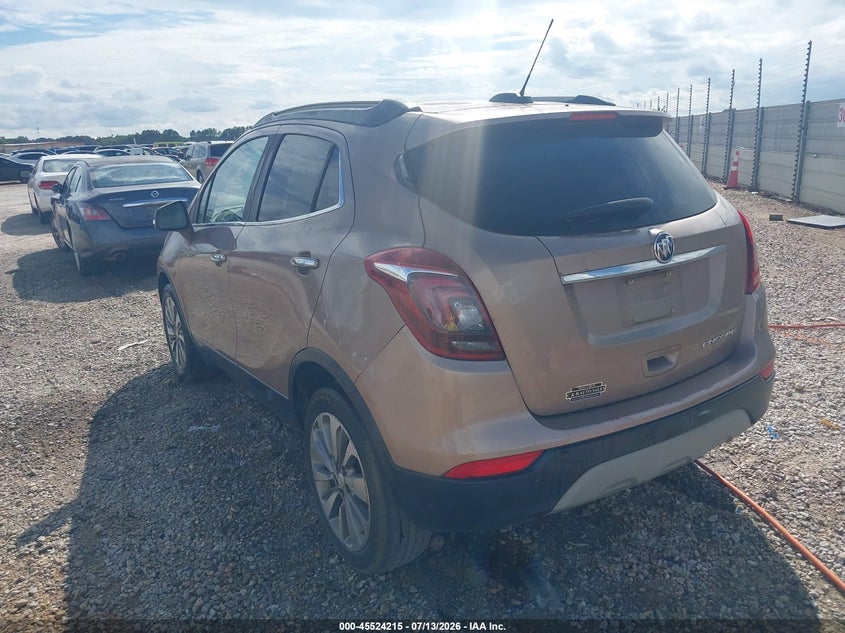 2019 Buick Encore VIN KL4CJASB1KB700741 IAAI salvage auction — NORMAL WEAR, Clear (Alabama), sold $875 on 2026-07-28 (photo 3)