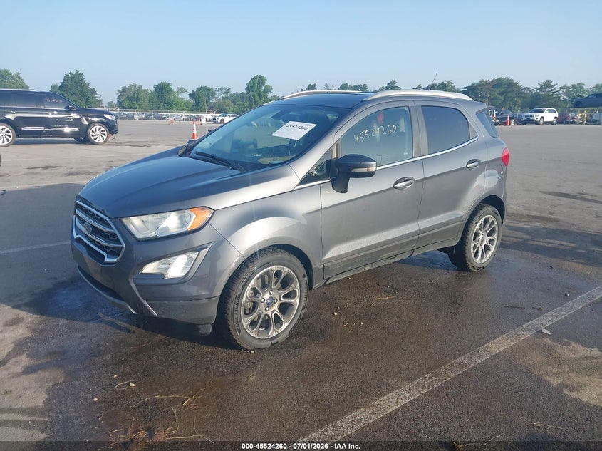 2018 Ford Ecosport VIN MAJ6P1WL8JC248905 IAAI salvage auction — RIGHT FRONT, Clear (Indiana), sold $875 on 2026-08-02 (photo 2)