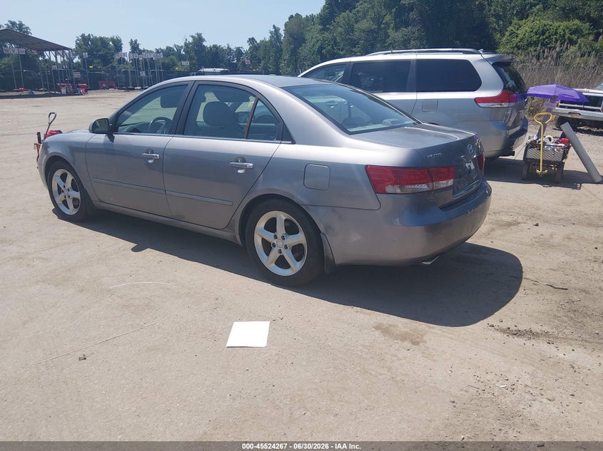 2006 Hyundai Sonata VIN 5NPEU46F16H037289 IAAI salvage auction — NORMAL WEAR, Clear (Maryland), sold $325 on 2026-07-23 (photo 3)