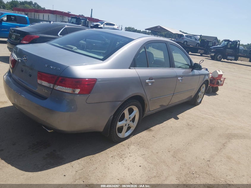2006 Hyundai Sonata VIN 5NPEU46F16H037289 IAAI salvage auction — NORMAL WEAR, Clear (Maryland), sold $325 on 2026-07-23 (photo 4)