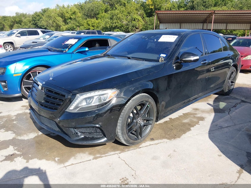 2015 Mercedes-benz S-klasse VIN WDDUG8CB3FA131229 IAAI salvage auction — NORMAL WEAR, Original (Texas), sold $7,575 on 2026-07-13 (photo 2)