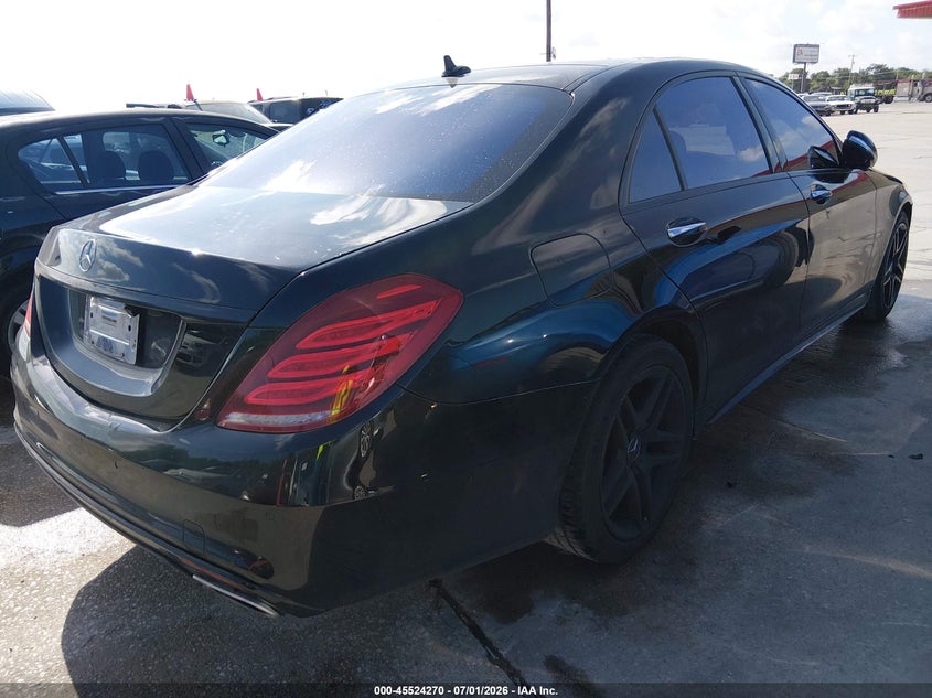 2015 Mercedes-benz S-klasse VIN WDDUG8CB3FA131229 IAAI salvage auction — NORMAL WEAR, Original (Texas), sold $7,575 on 2026-07-13 (photo 4)