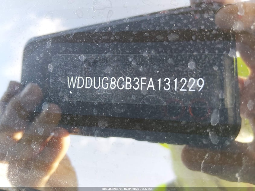 2015 Mercedes-benz S-klasse VIN WDDUG8CB3FA131229 IAAI salvage auction — NORMAL WEAR, Original (Texas), sold $7,575 on 2026-07-13 (photo 9)