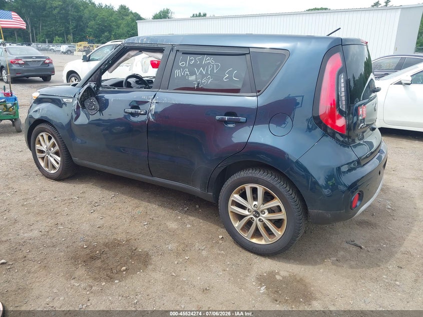 2017 Kia Soul VIN KNDJP3A50H7477252 IAAI salvage auction — ROLLOVER, Salvage (Massachusetts), sold $25 on 2026-07-24 (photo 3)