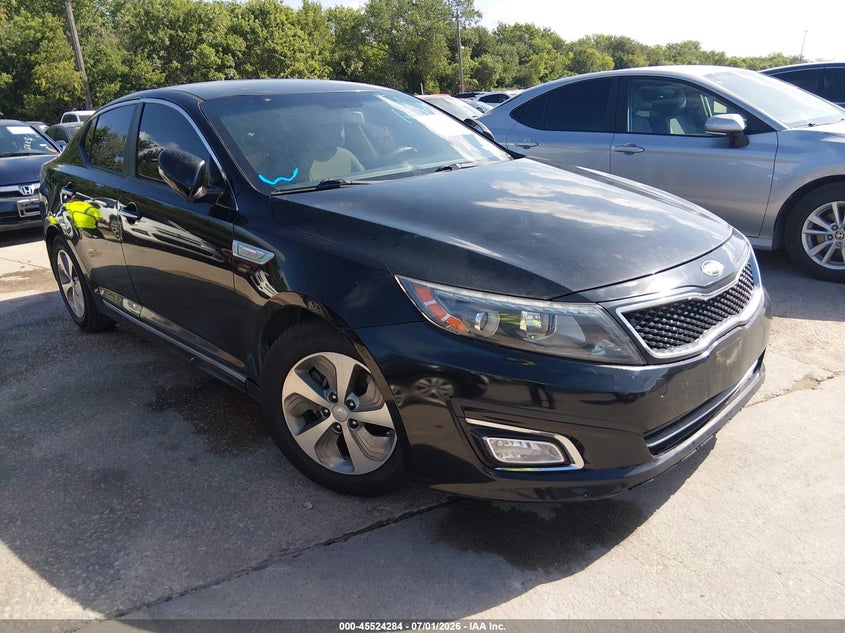 2015 Kia Optima hybrid VIN KNAGM4AD3F5088997 IAAI salvage auction — NORMAL WEAR, Original (Texas), sold $750 on 2026-07-20 (photo 1)