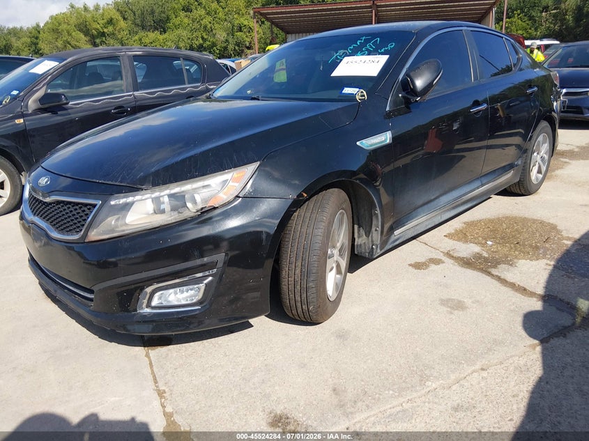 2015 Kia Optima hybrid VIN KNAGM4AD3F5088997 IAAI salvage auction — NORMAL WEAR, Original (Texas), sold $750 on 2026-07-20 (photo 2)