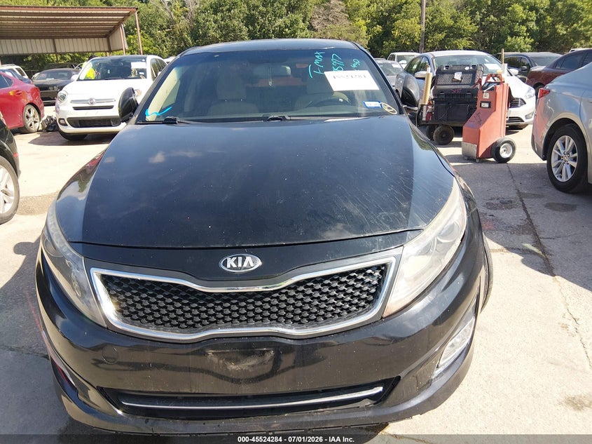 2015 Kia Optima hybrid VIN KNAGM4AD3F5088997 IAAI salvage auction — NORMAL WEAR, Original (Texas), sold $750 on 2026-07-20 (photo 6)