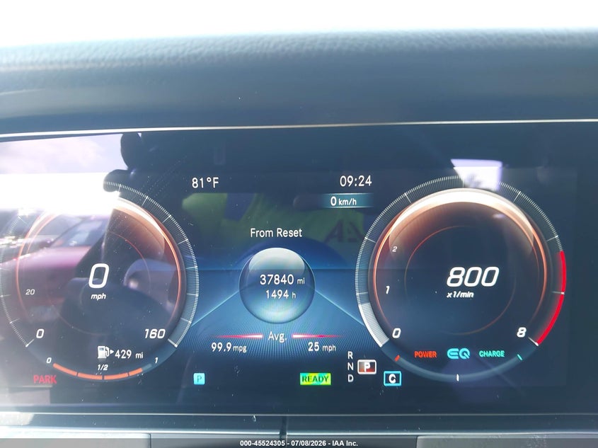 2021 Mercedes-benz E-klasse VIN W1KZF5KBXMA901917 IAAI salvage auction — HAIL, Salvage Title, sold $12,100 on 2026-07-28 (photo 7)